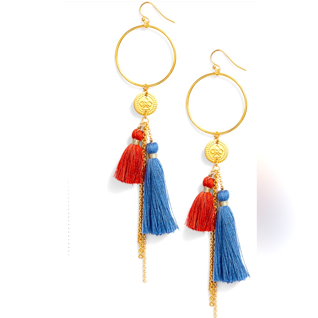Chan Luu Hoop Tassel Earrings 31$